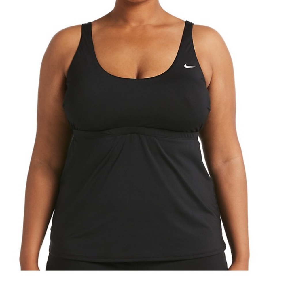 NIKE BLACK TANKINI 2X